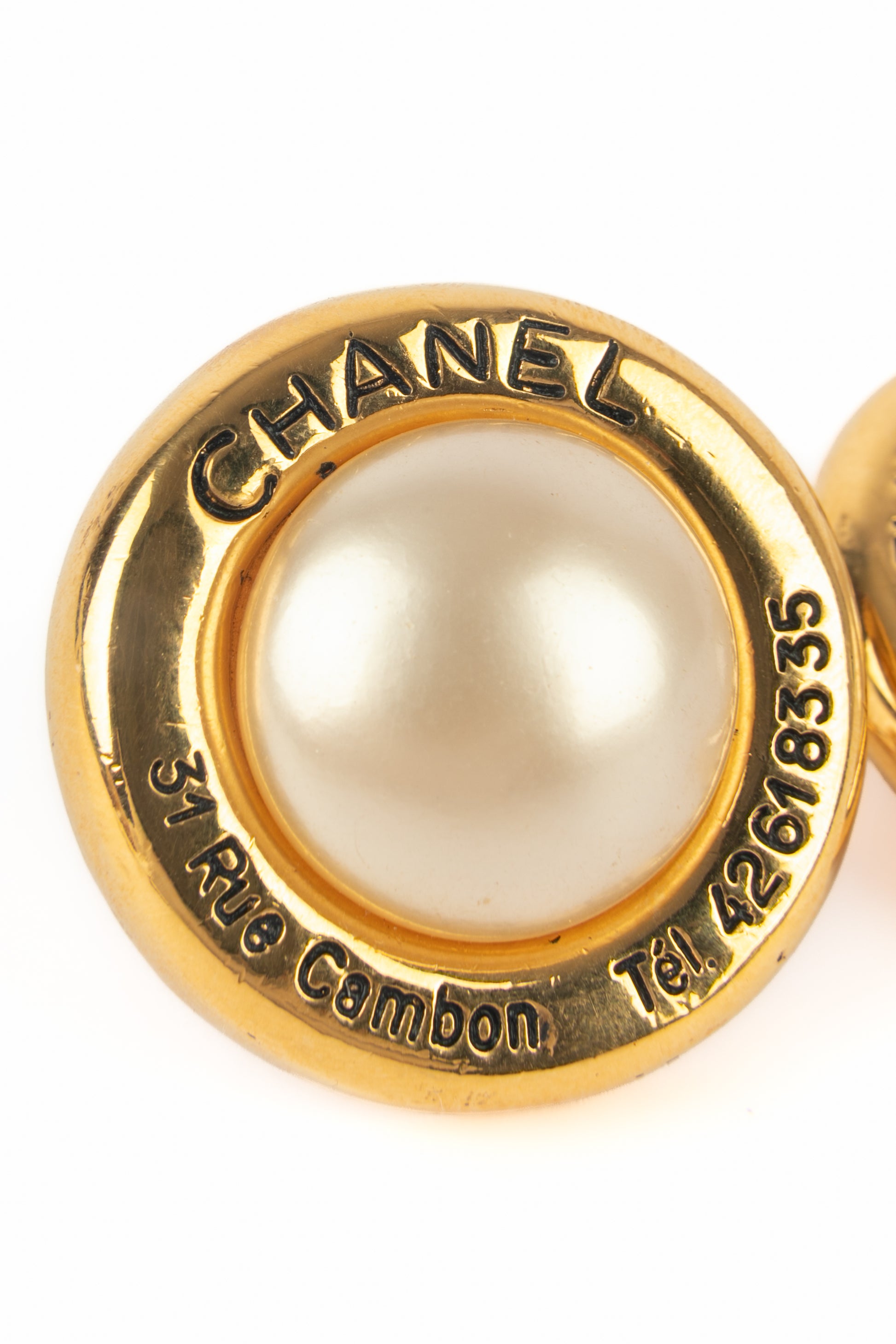 Boucles d'oreilles Chanel 1989's