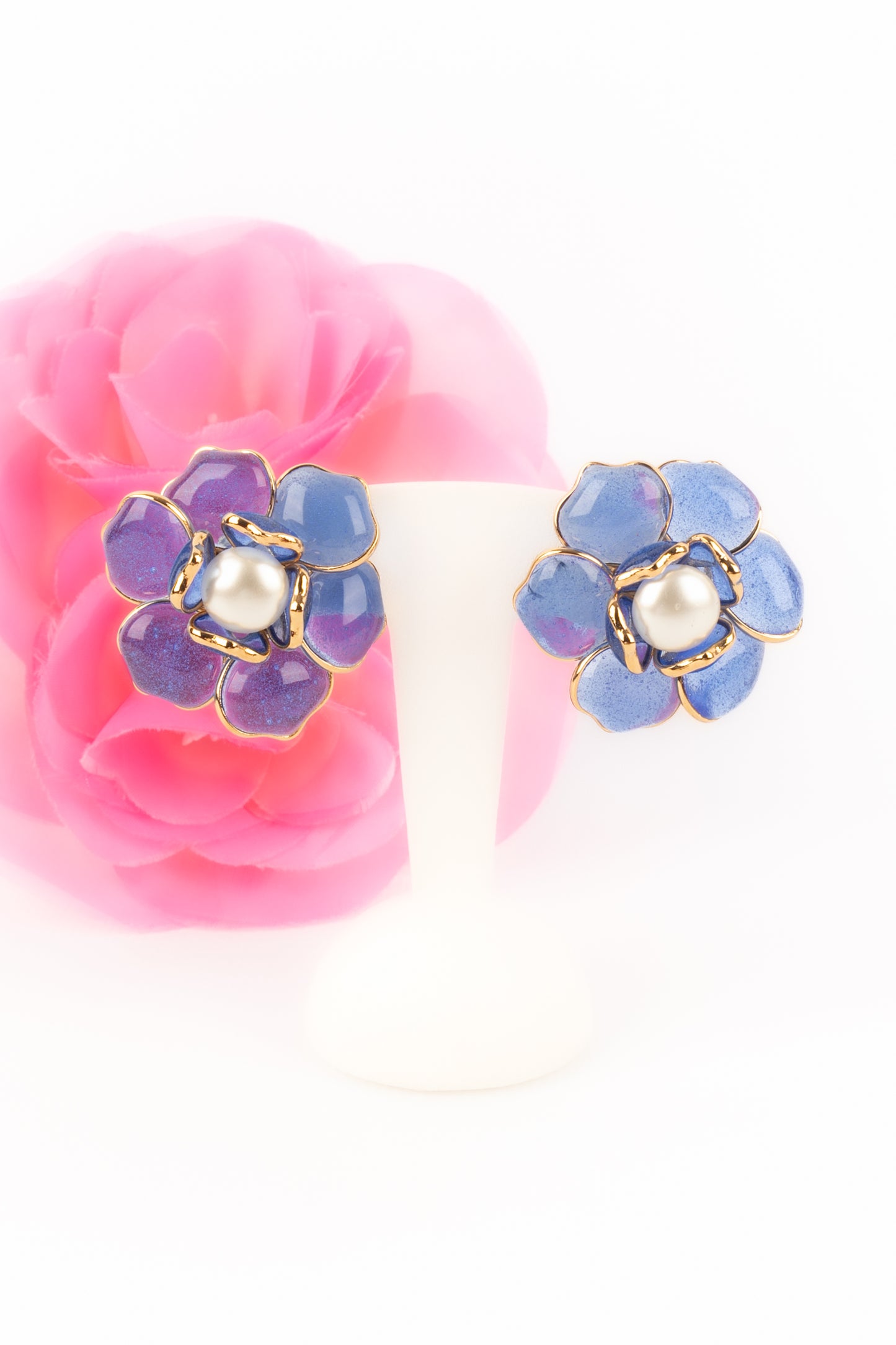 Boucles d'oreilles fleur Augustine