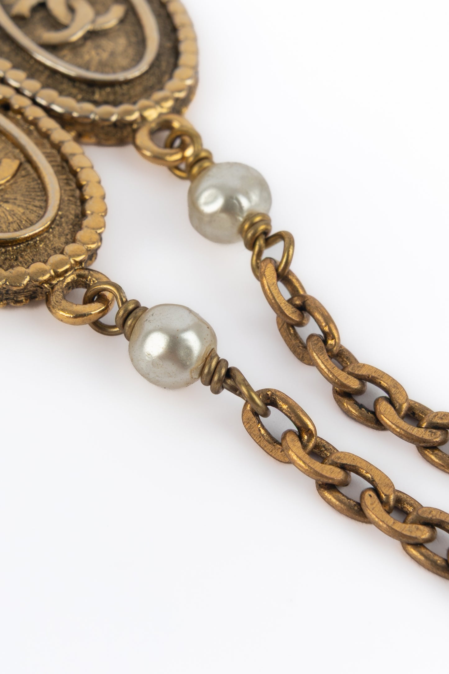 Collier sautoir Chanel 1985's