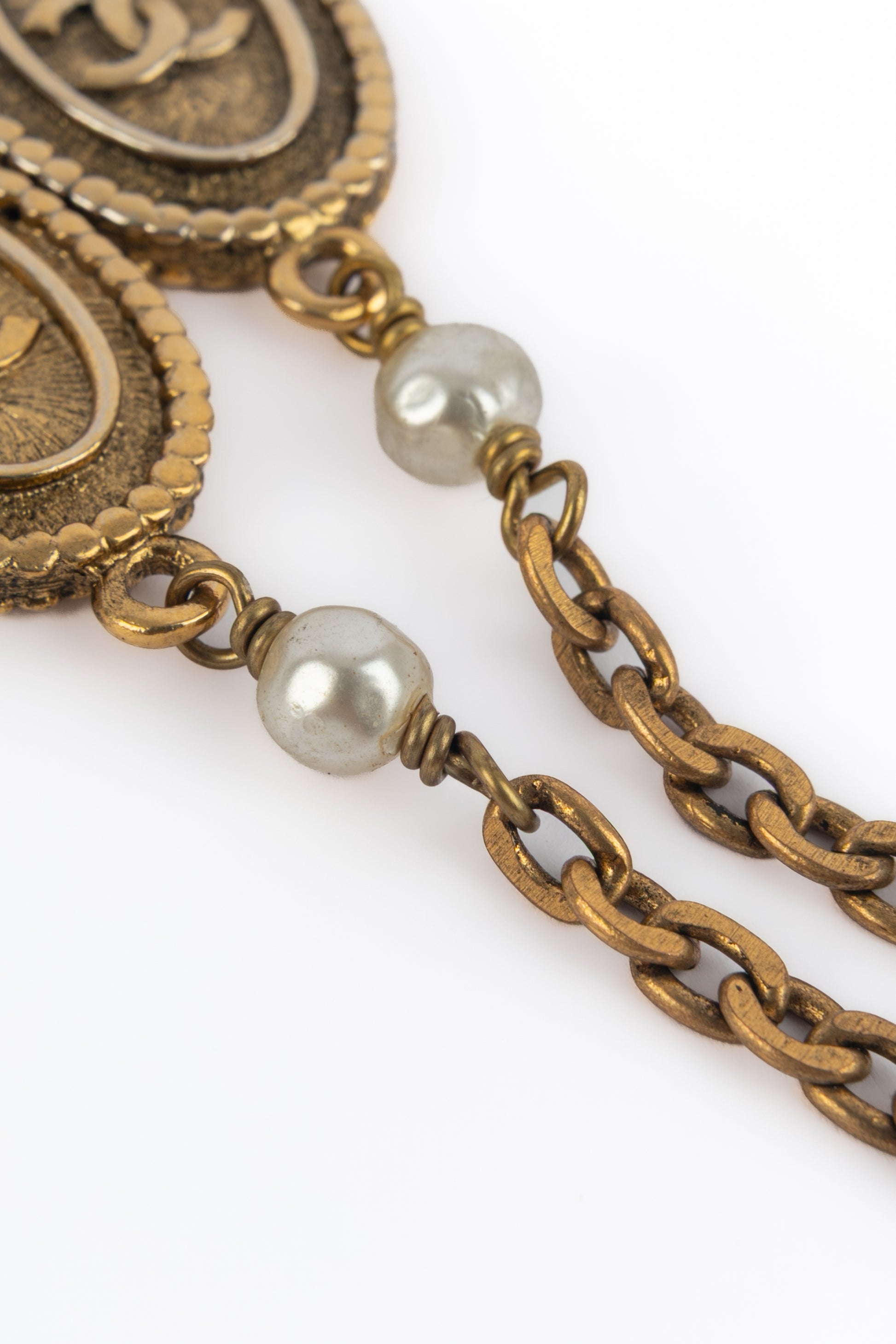 Collier sautoir Chanel 1985's