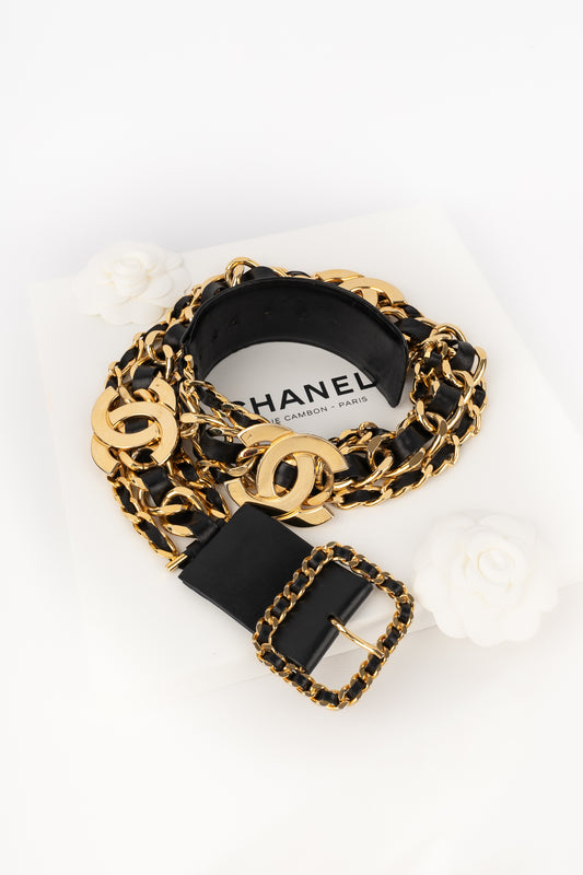 Ceinture en cuir Chanel