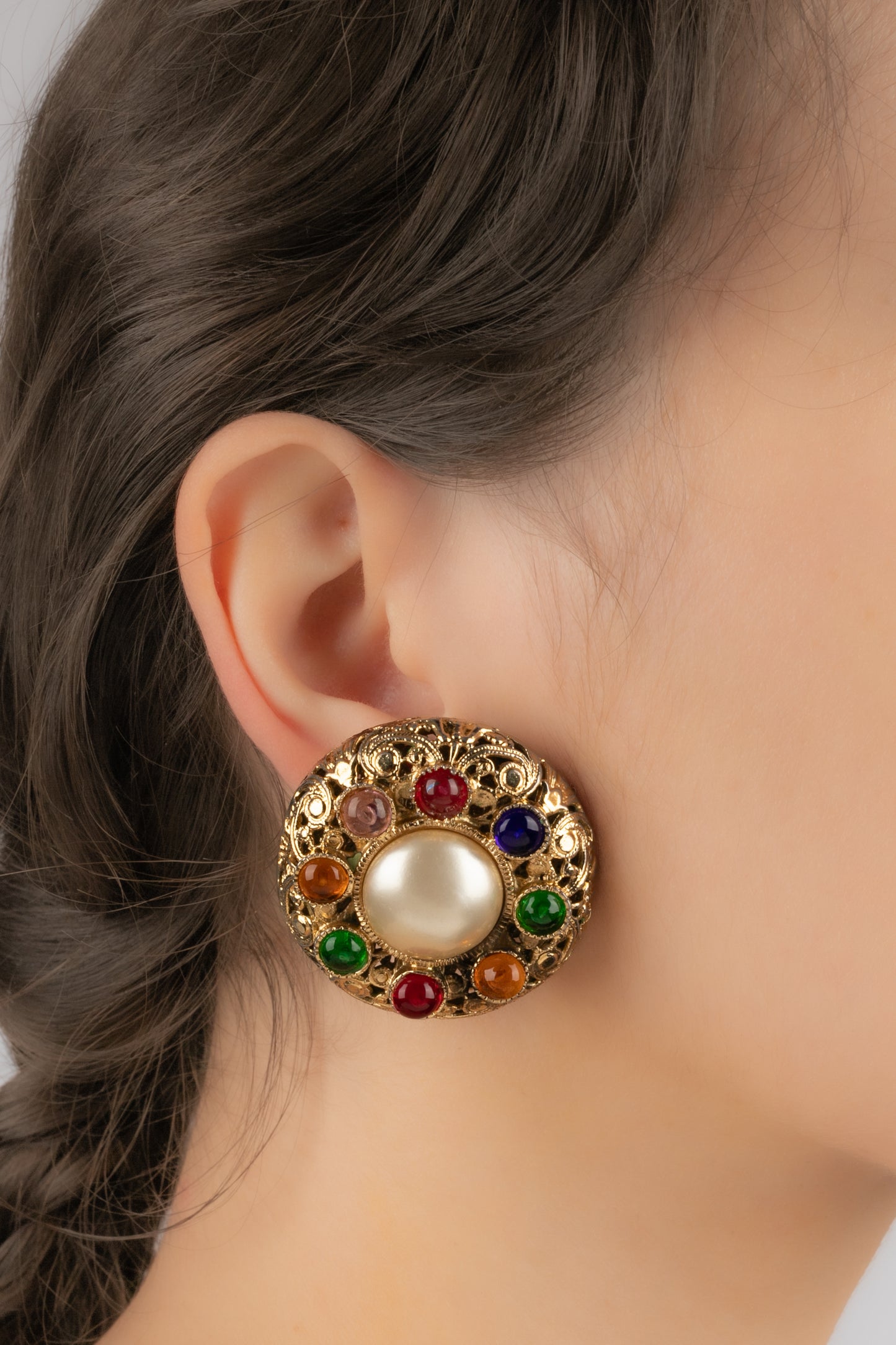 Boucles d'oreilles Chanel Haute Couture