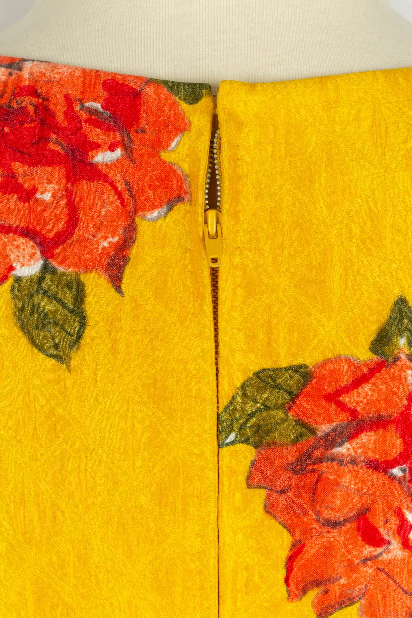 Robe fleurie Nina Ricci Haute Couture 1986