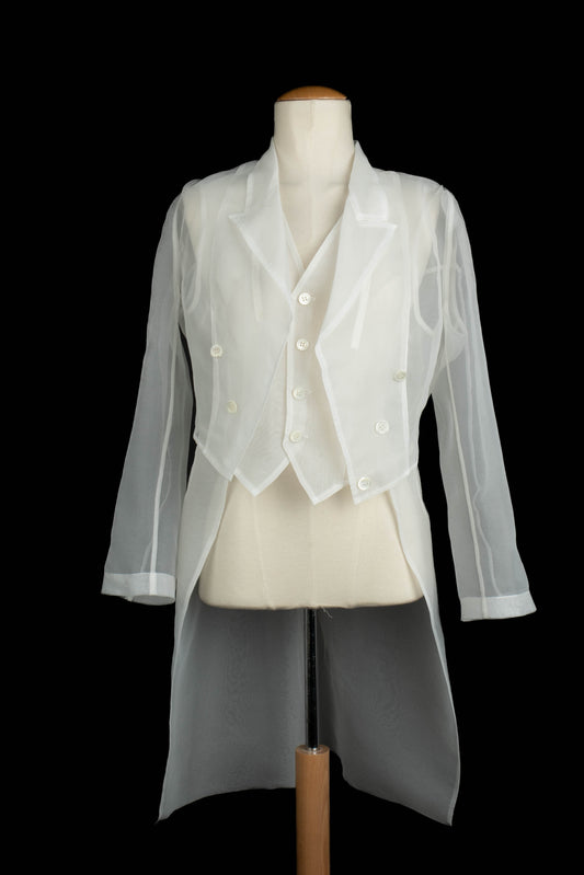 Chemise en organza "Comme des garçons"