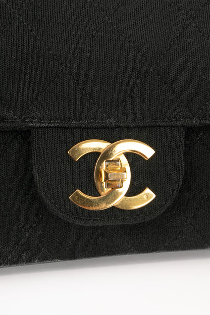 Sac classique en jersey Chanel 1970's