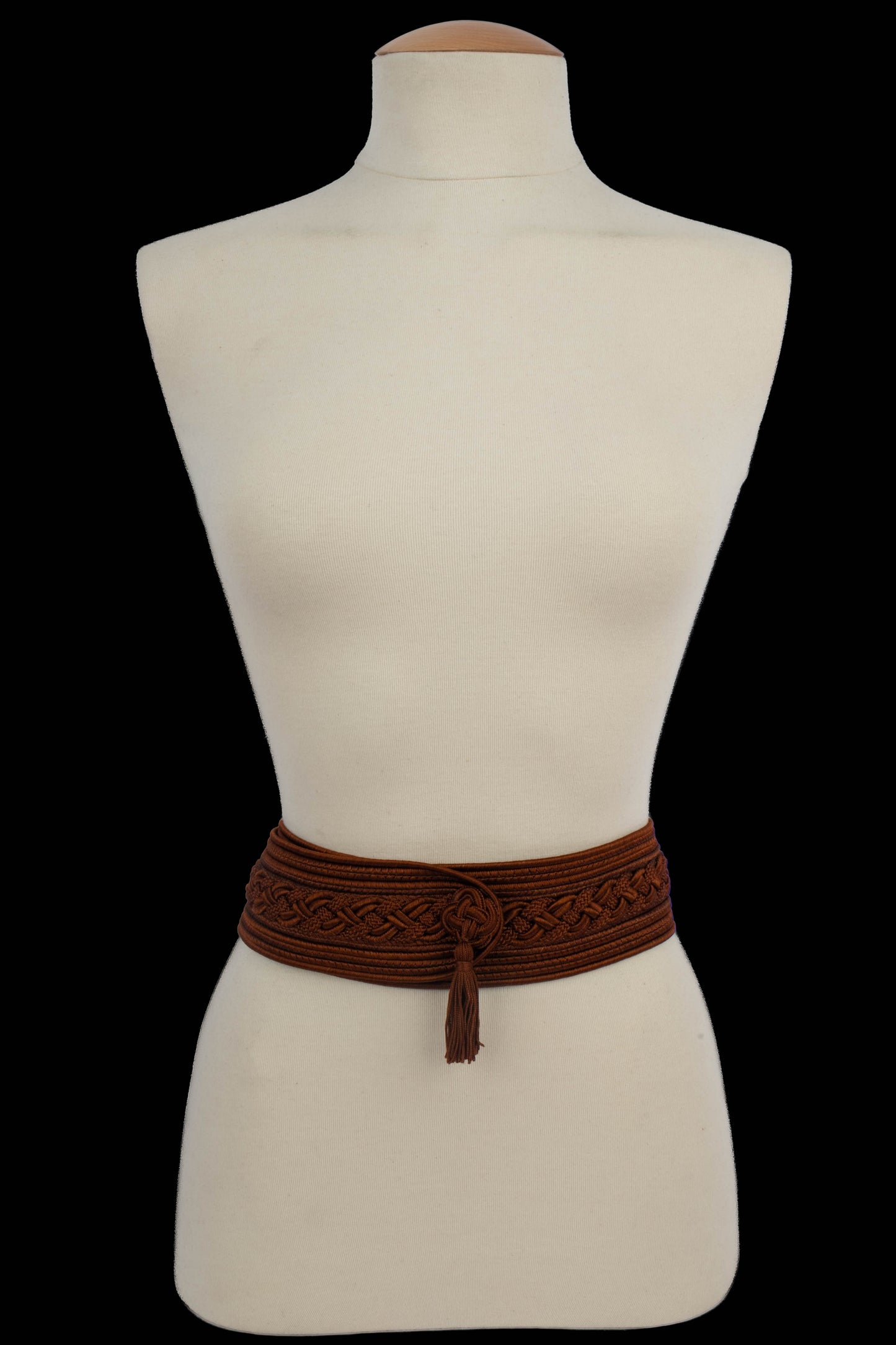 Ceinture en passementerie Yves Saint Laurent (Attribuée à)