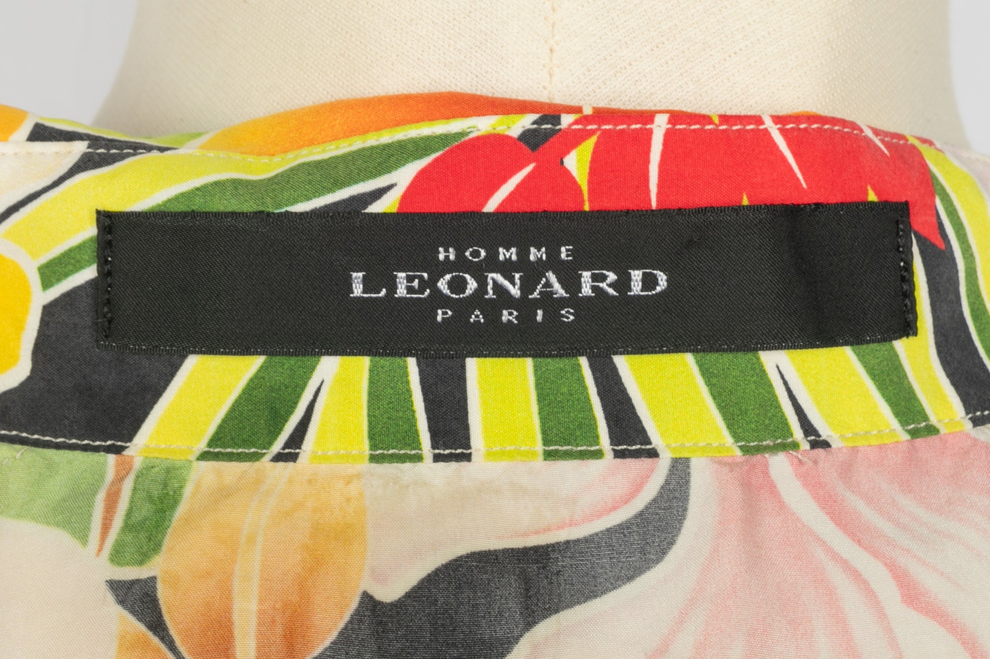 Chemise homme en coton Léonard