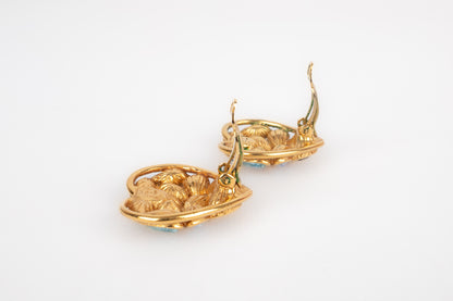 Boucles d'oreilles coeur Yves Saint Laurent