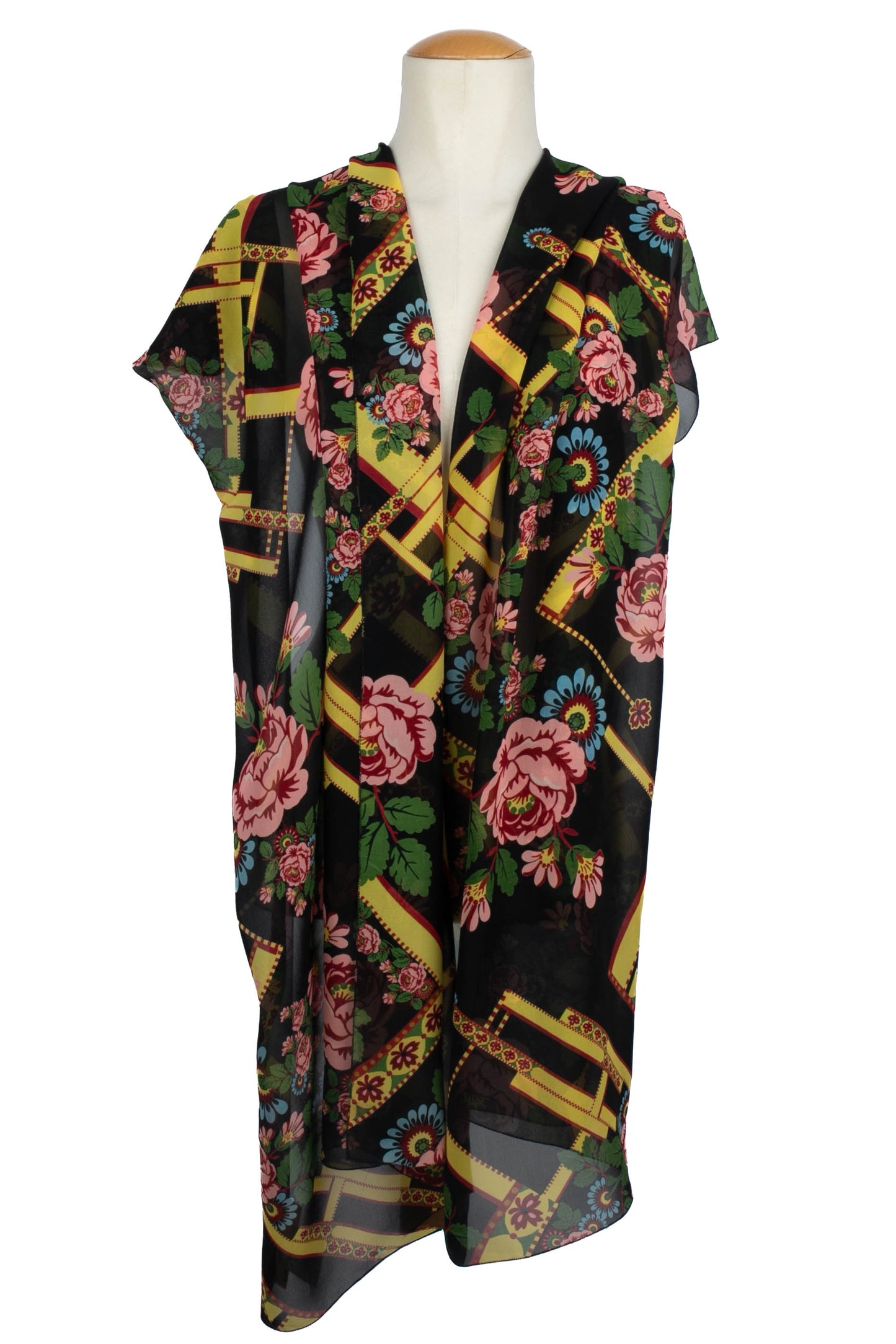 Étole "Mapping the World" John Galliano Hiver 2004