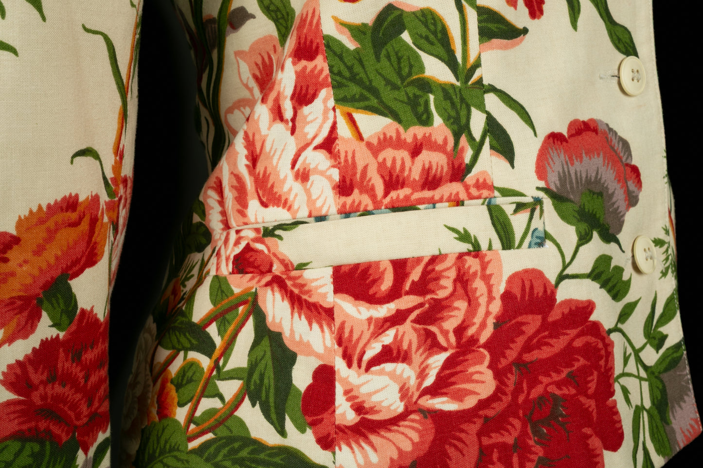 Veste fleurie Cacharel