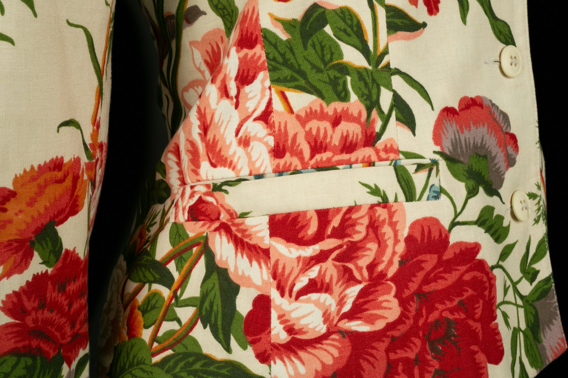 Veste fleurie Cacharel