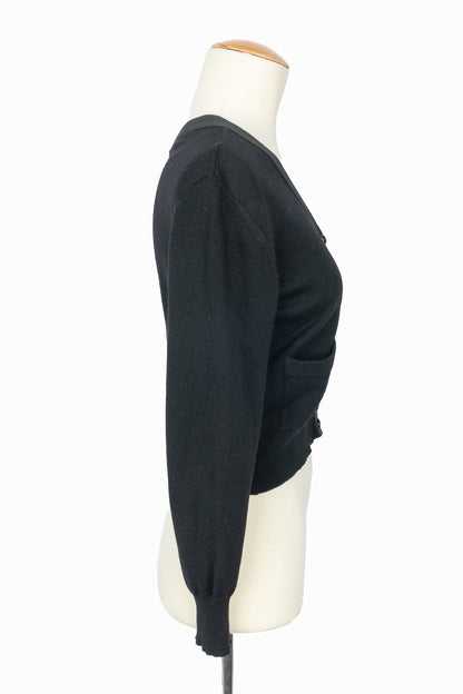 Cardigan noir Chanel