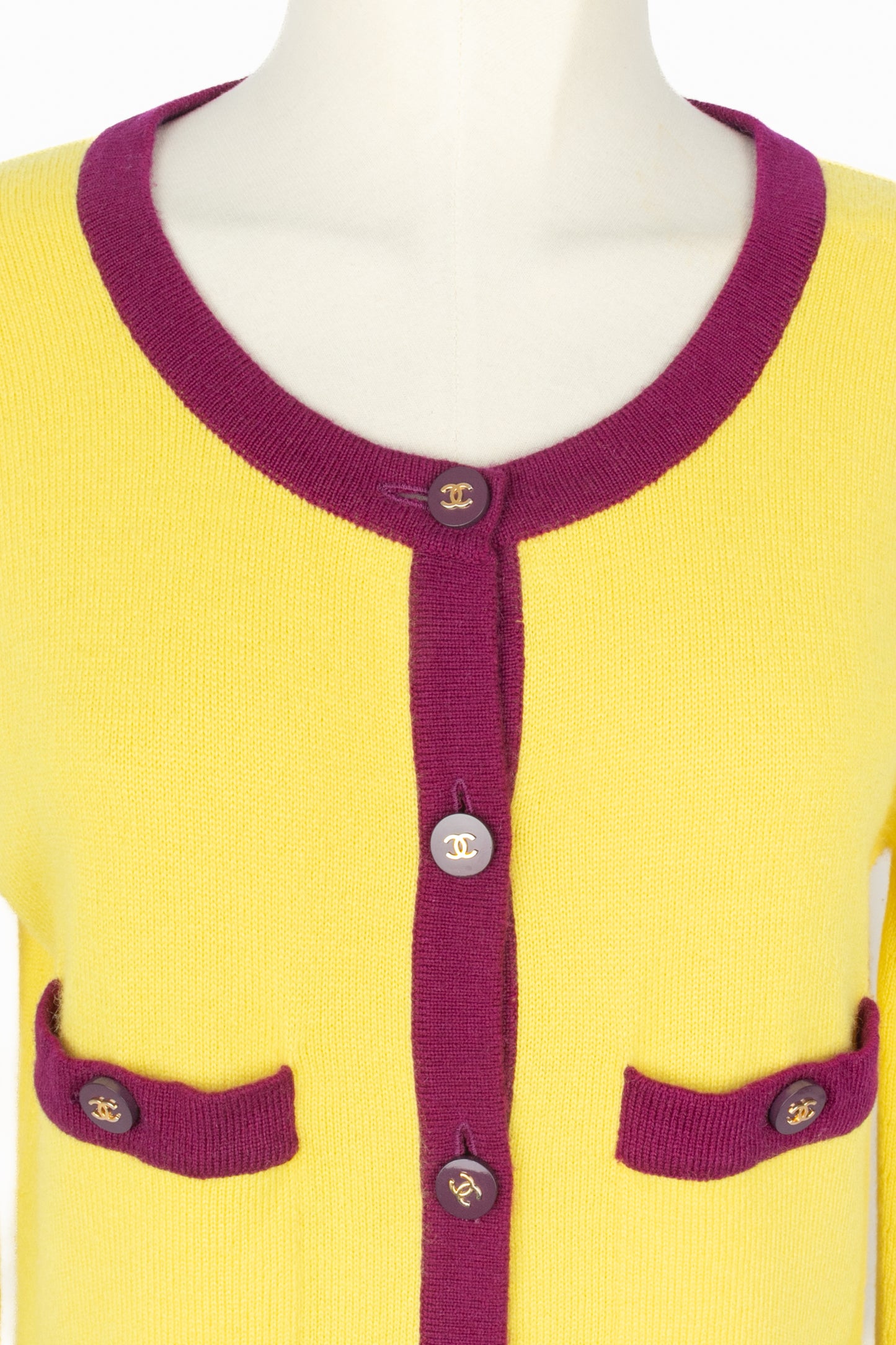 Gilet en cachemire Chanel Automne 1995