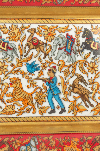 Cendrier "Chasse en Inde" Hermès