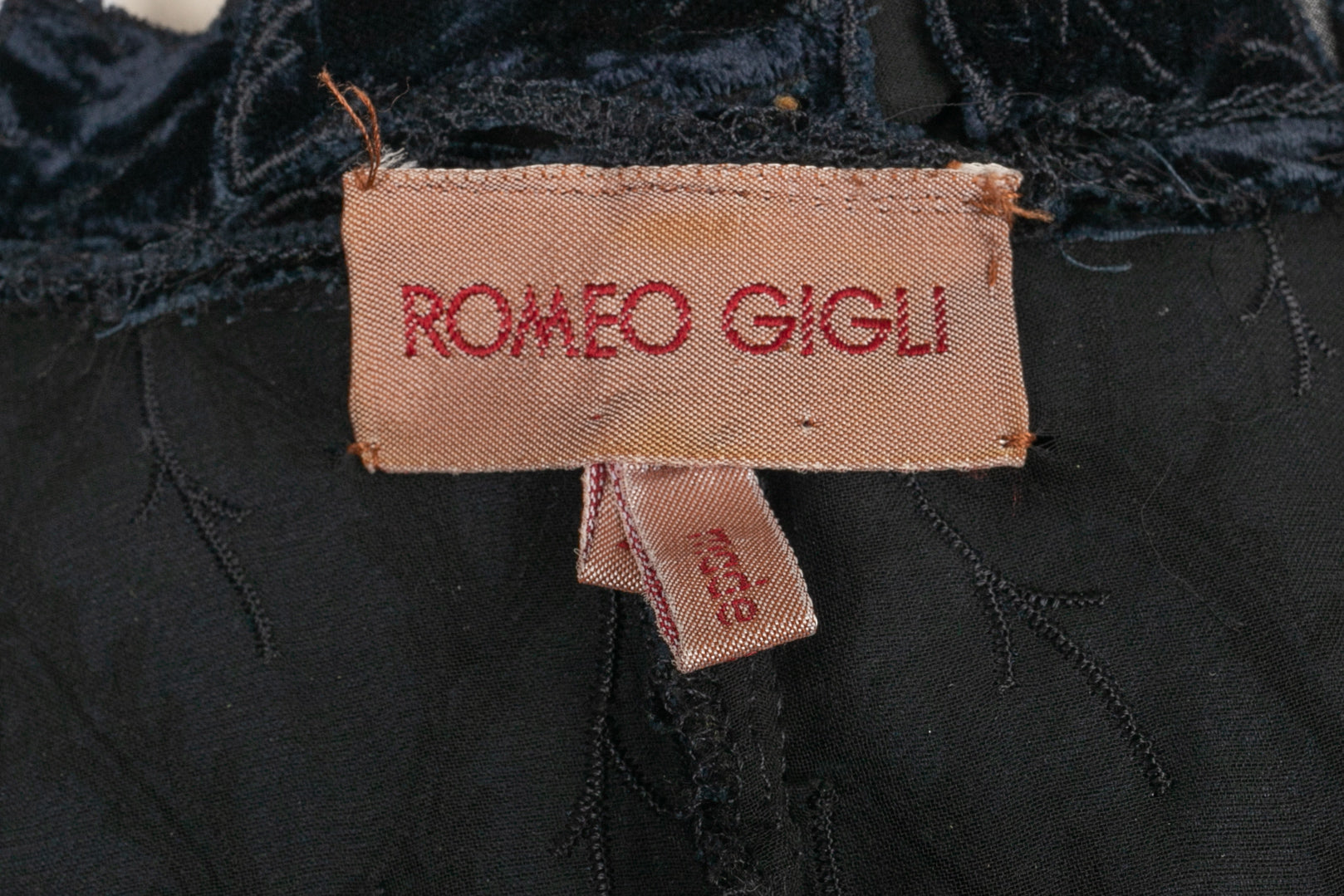 Gilet en velours Roméo Gigli