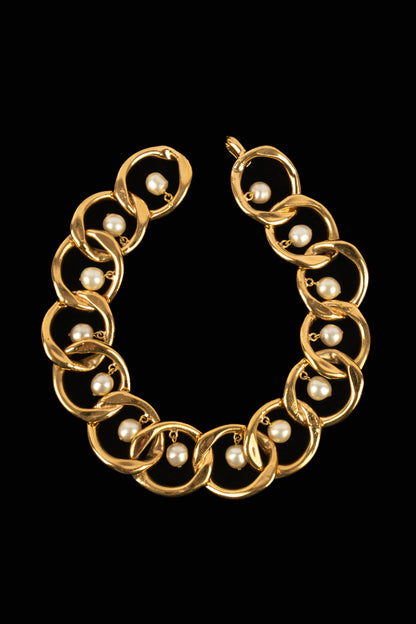 Collier court Chanel 1990's