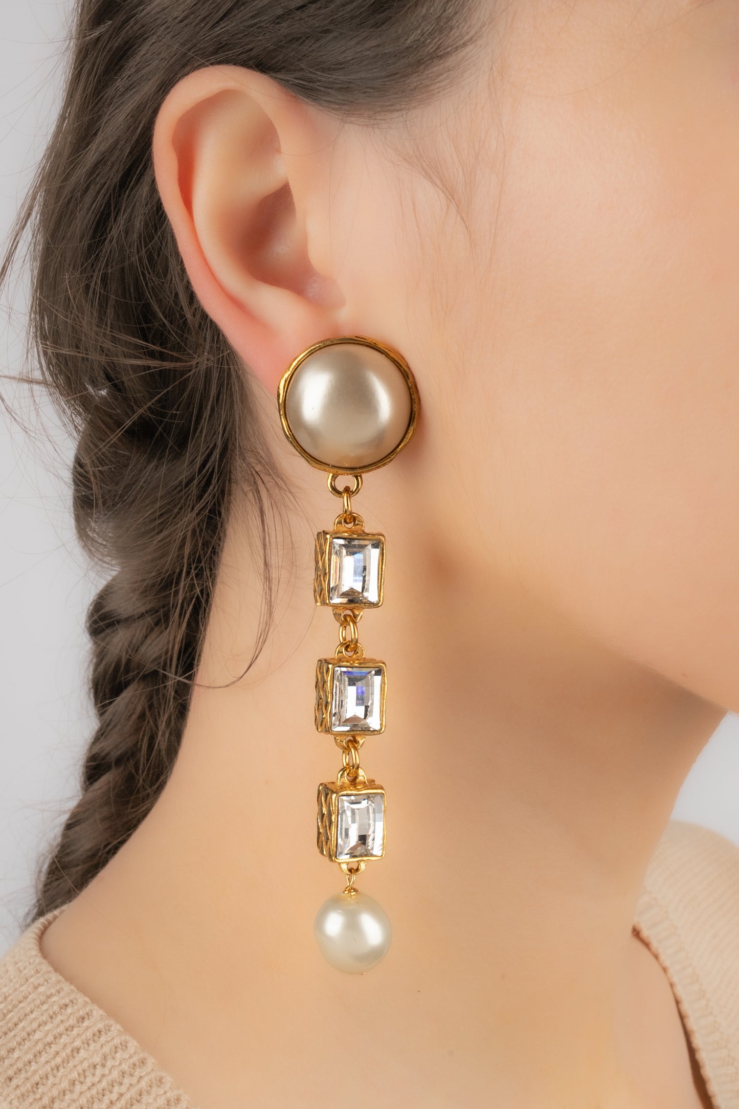 Boucles d'oreilles Chanel 1990's