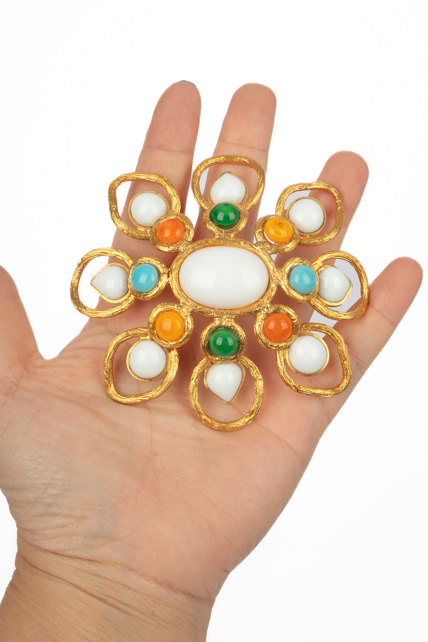 Broche pendentif Chanel été 1993