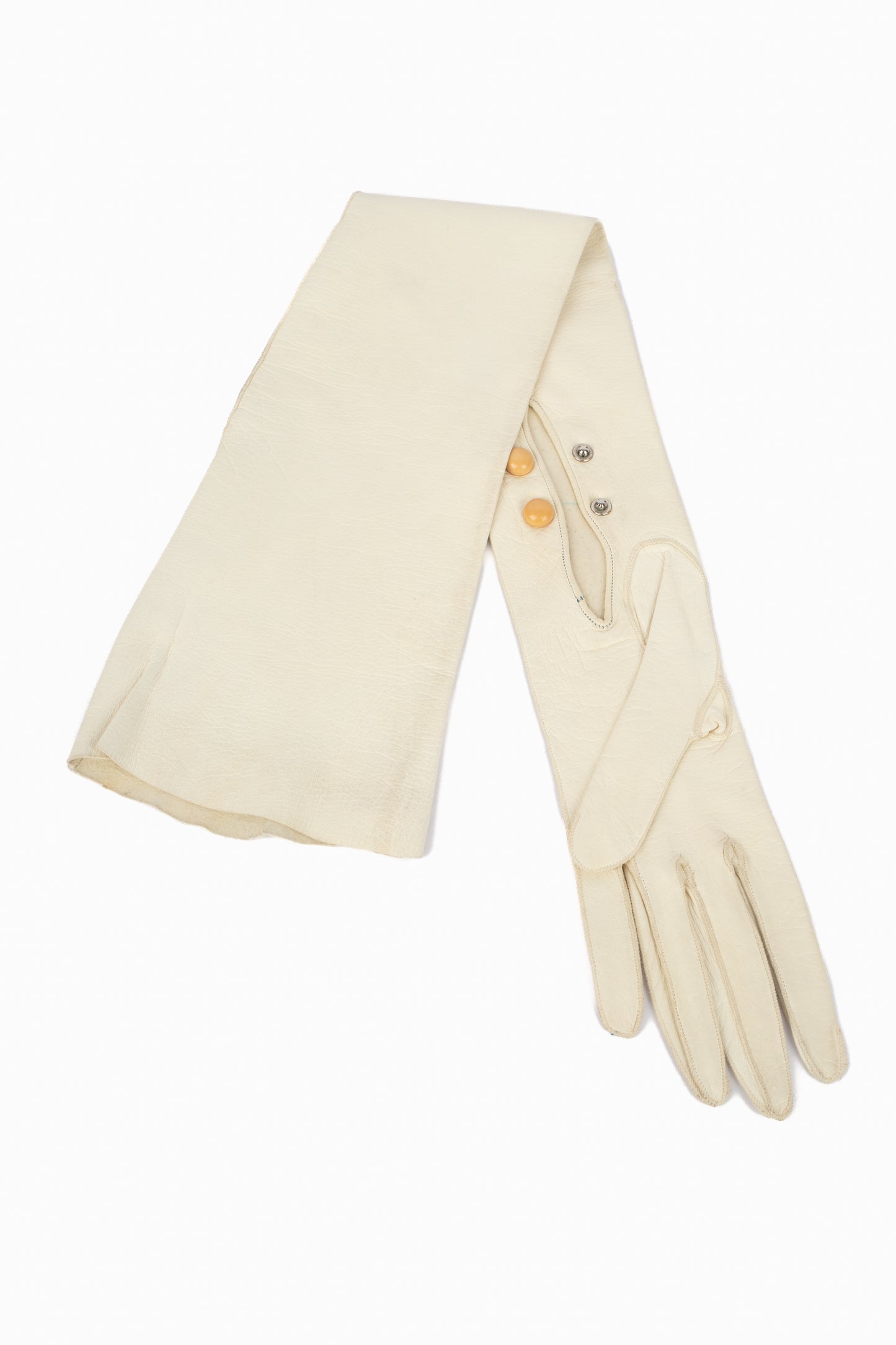 Longs gants vintage en cuir