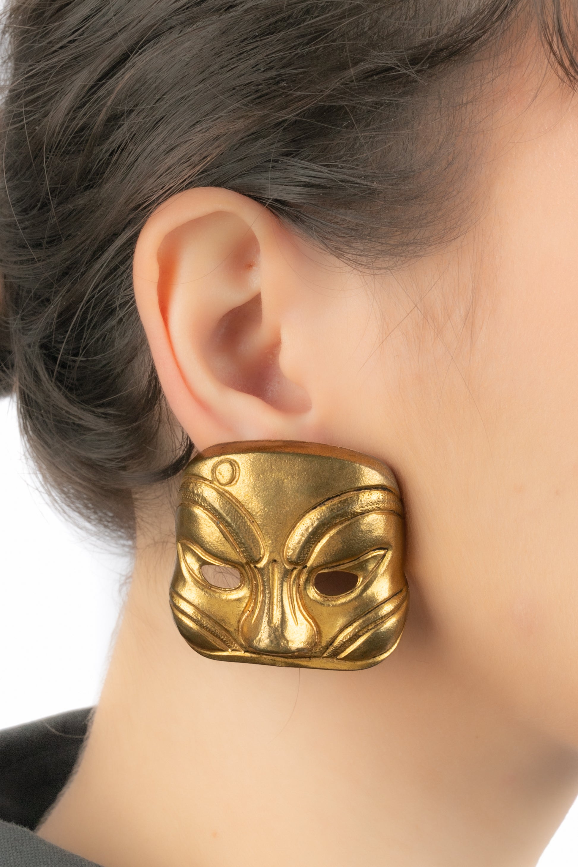 Boucles d'oreilles masques Isabel Canovas