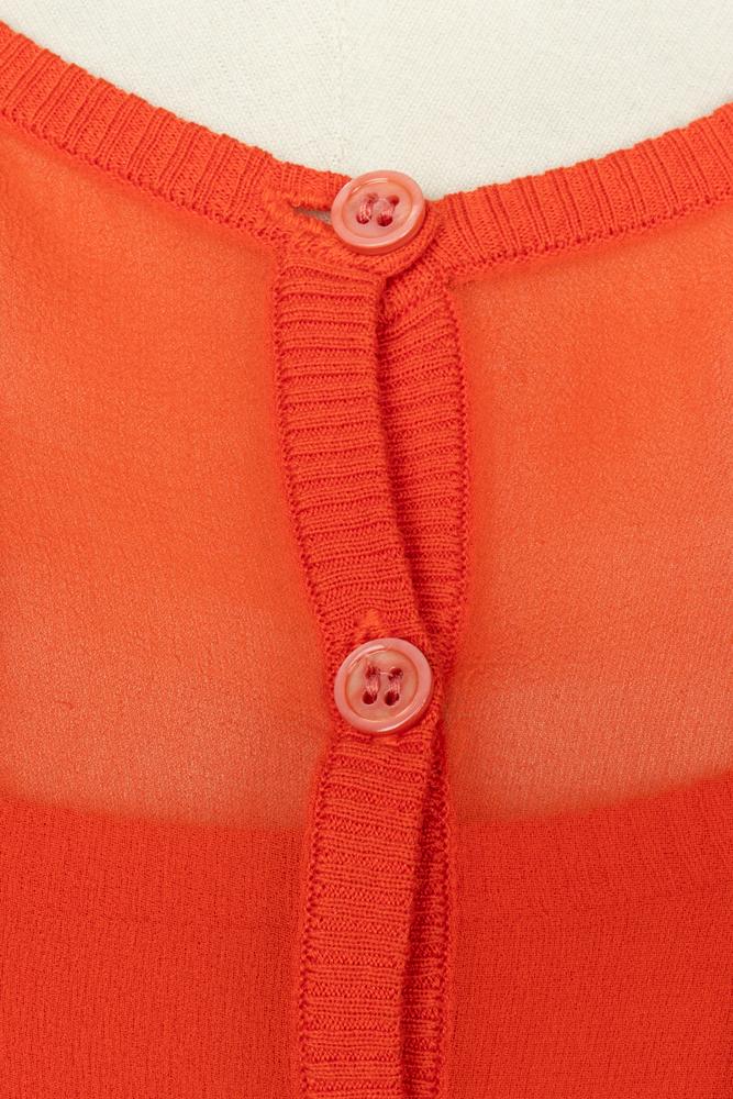 Twin set orange Christian Lacroix 