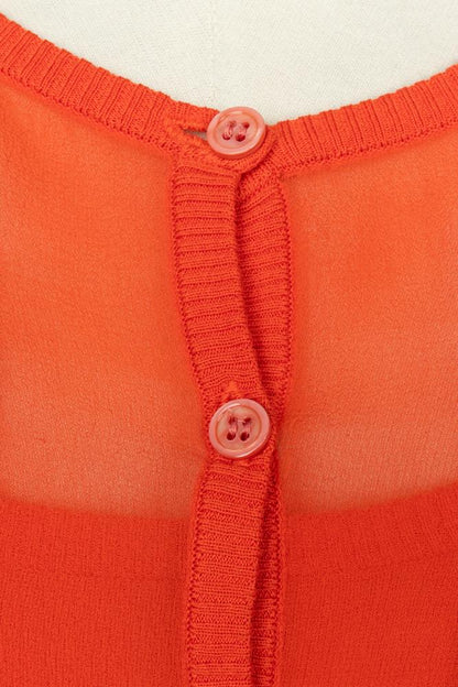 Twin set orange Christian Lacroix 