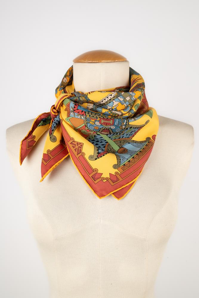 Foulard / Carré "Arbres et Soleils" Hermès