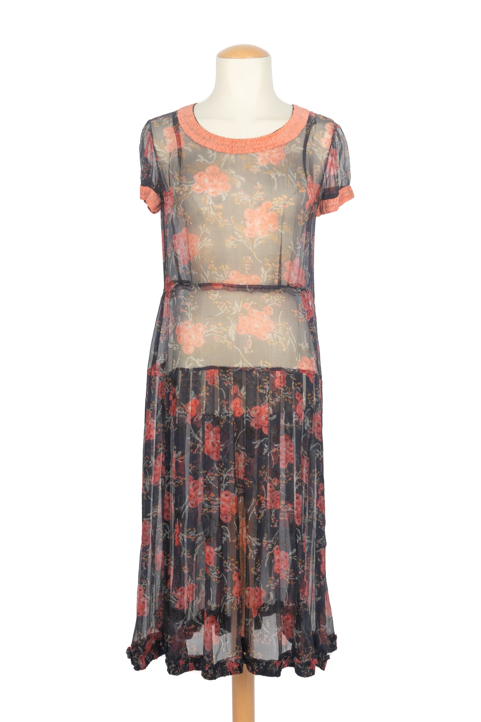 Robe en mousseline 1920's