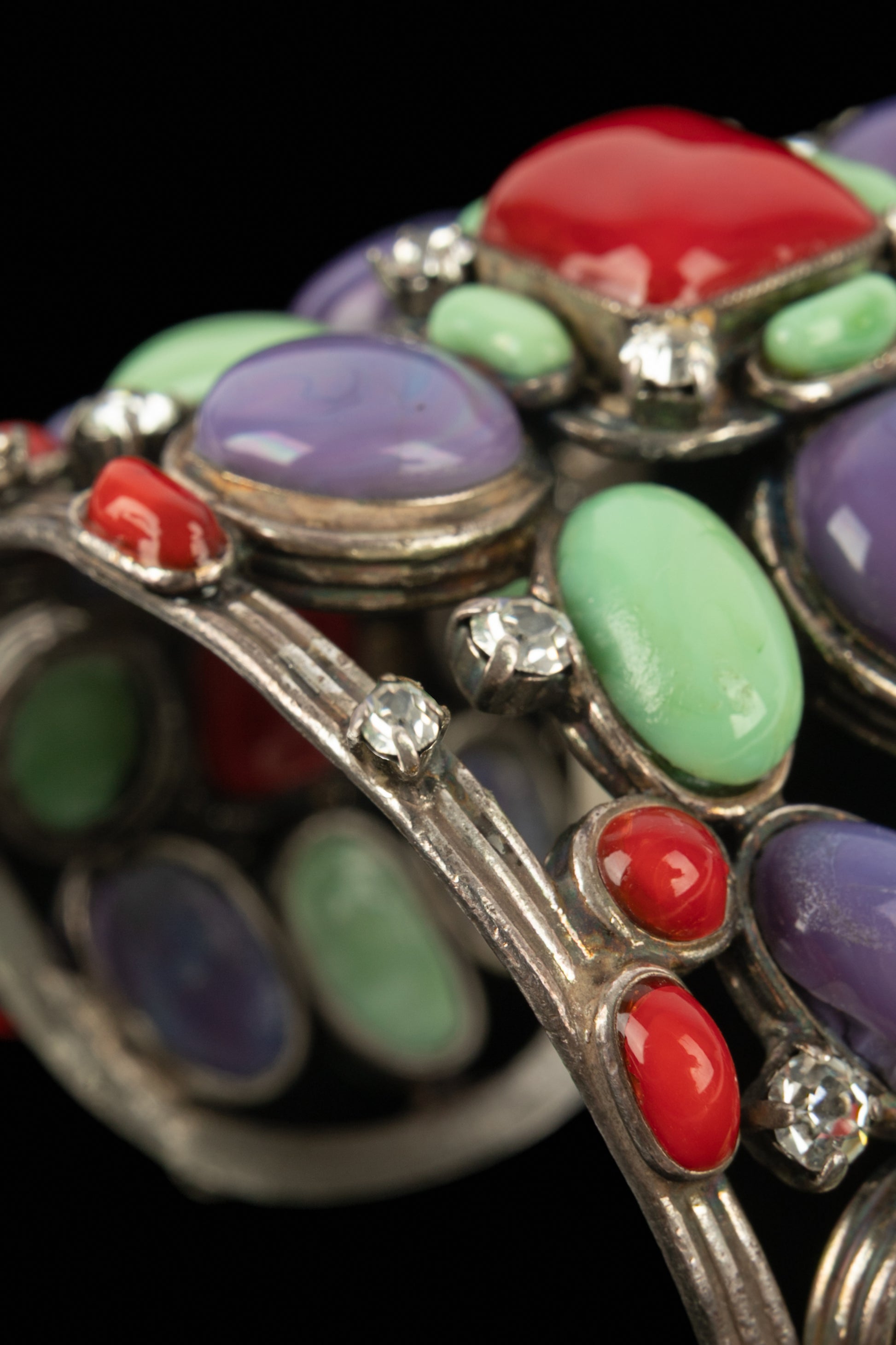 Bracelet en pâte de verre Chanel