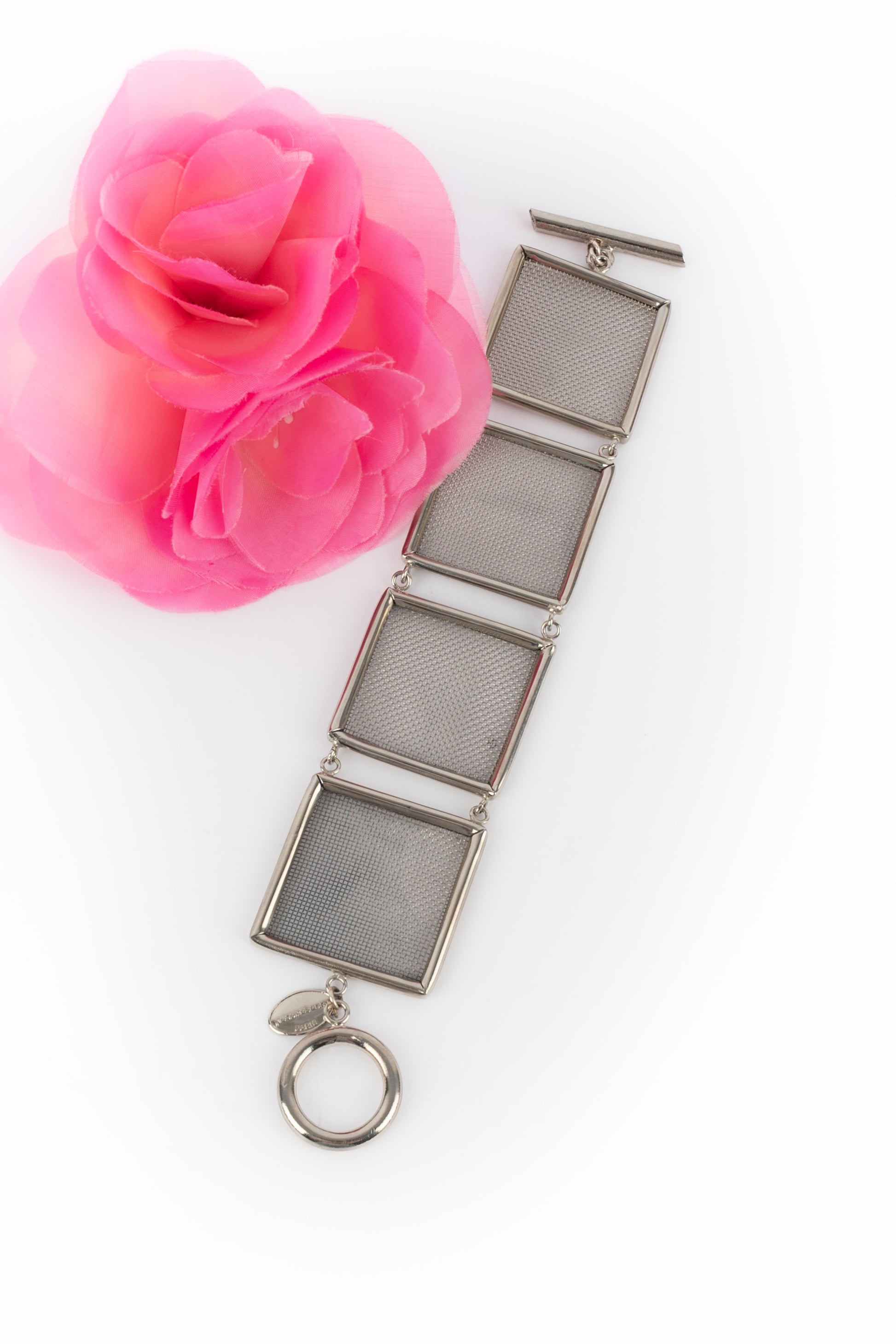 Bracelet argenté Paco Rabanne