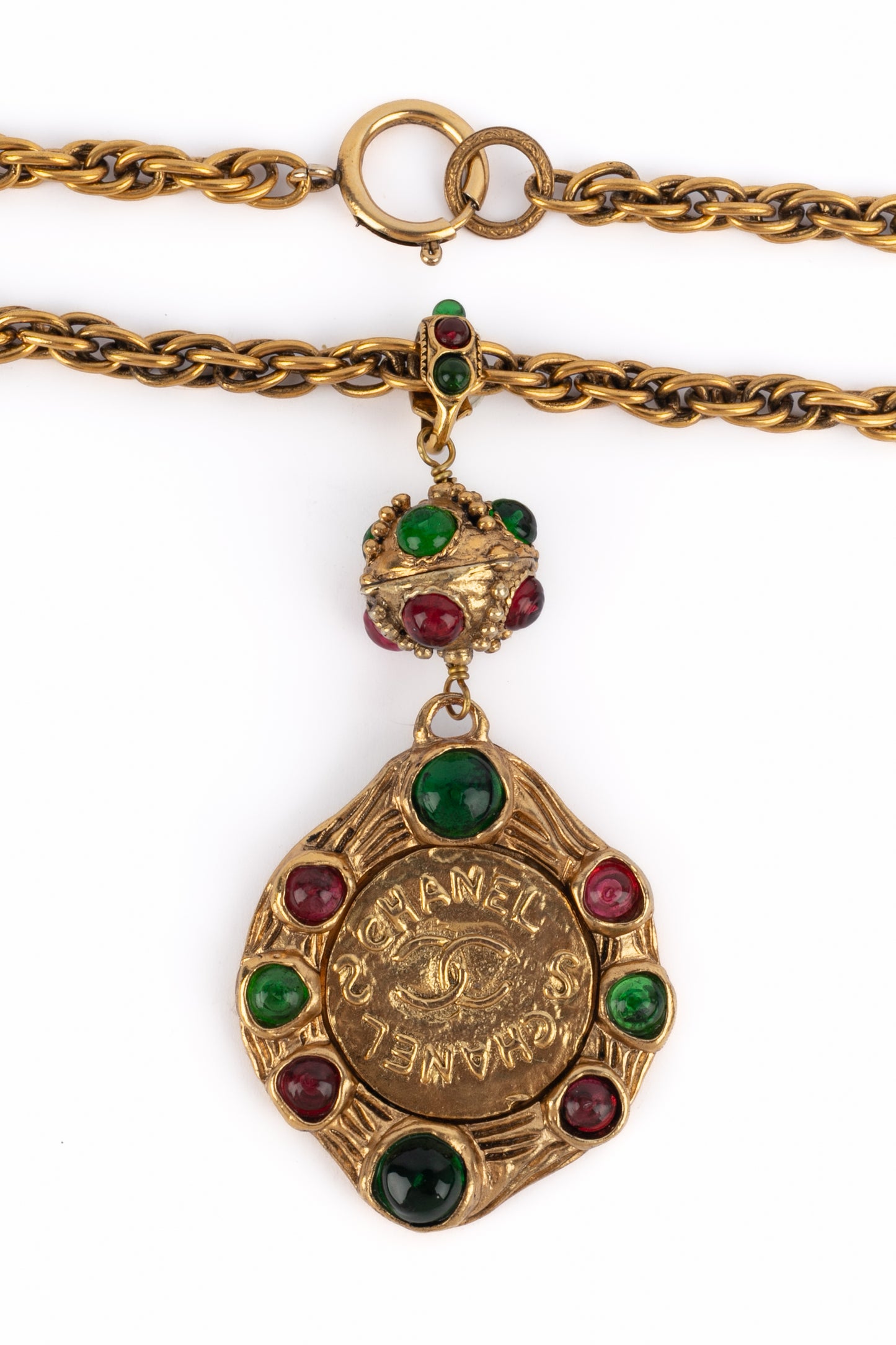 Collier pendentif Chanel 1990's
