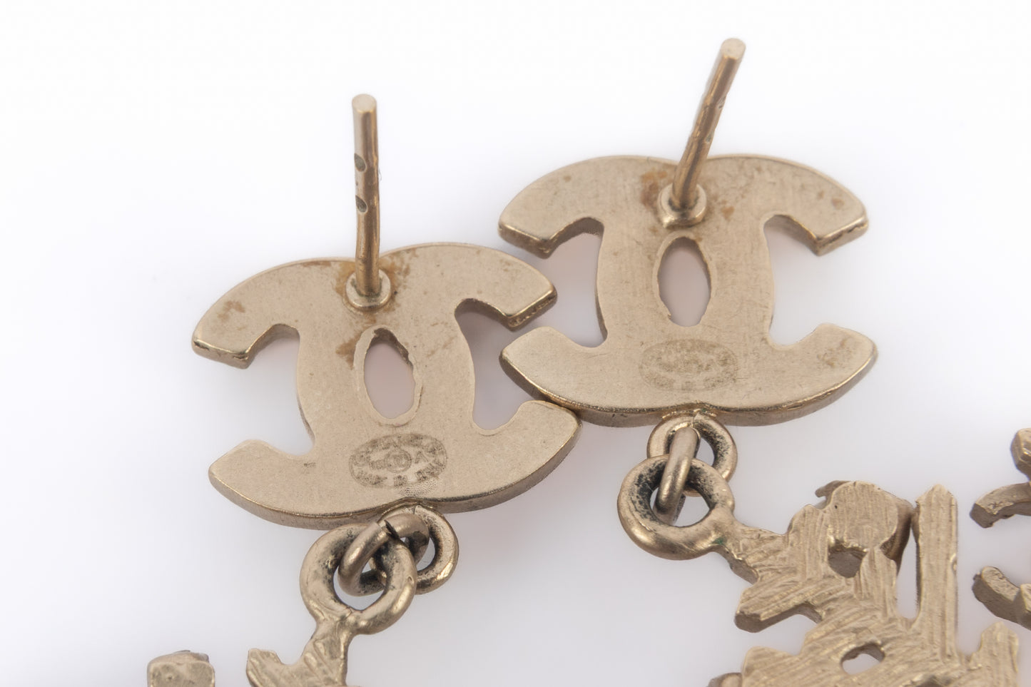 Boucles d'oreilles "Flocon de neige" Chanel