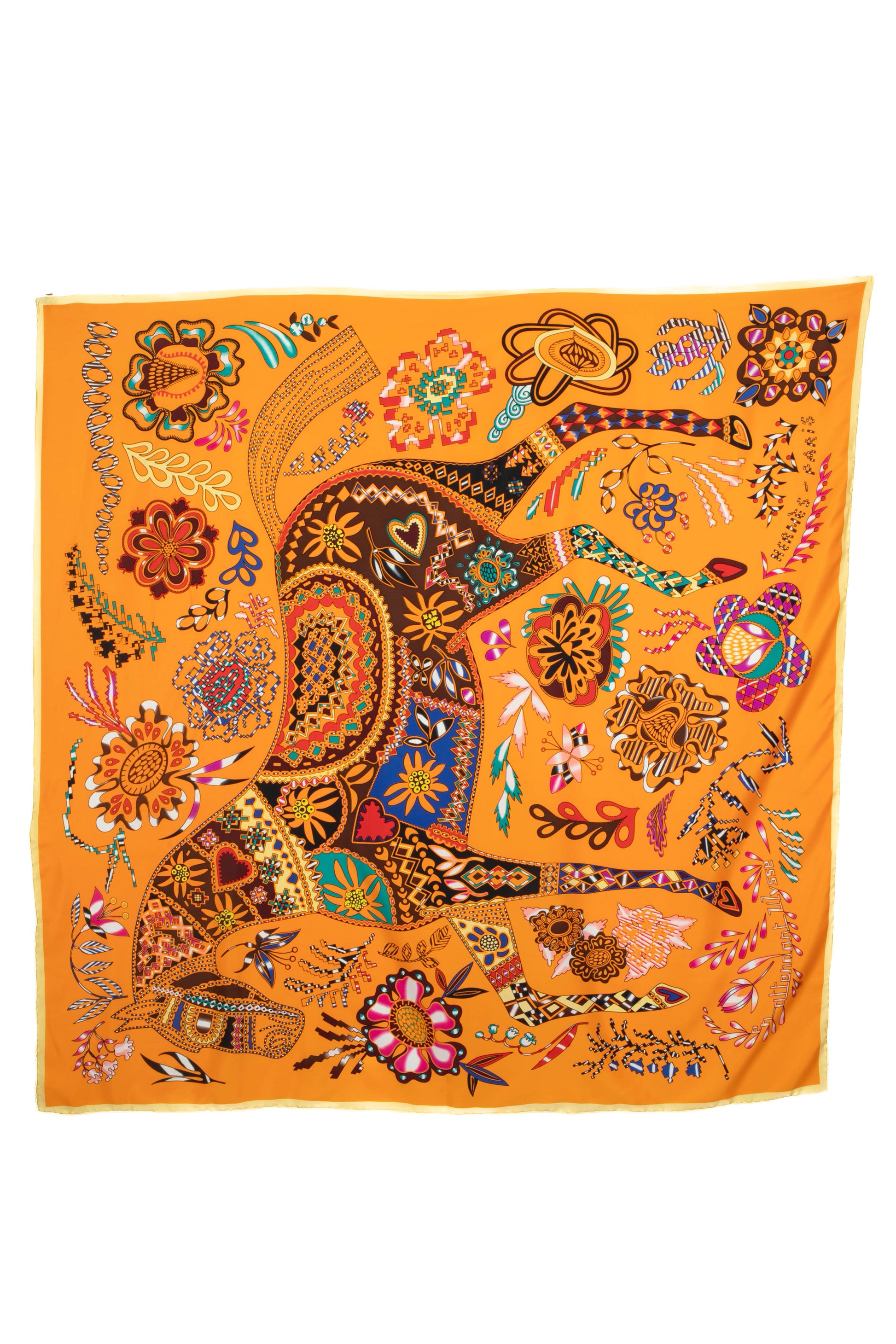 Foulard "En attendant Ulysse" Hermès