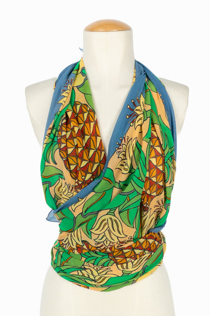 Paréo / écharpe "Ananas" Hermès 
