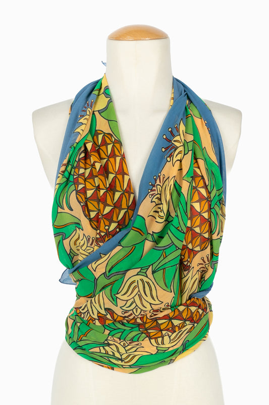 Paréo / écharpe "Ananas" Hermès 