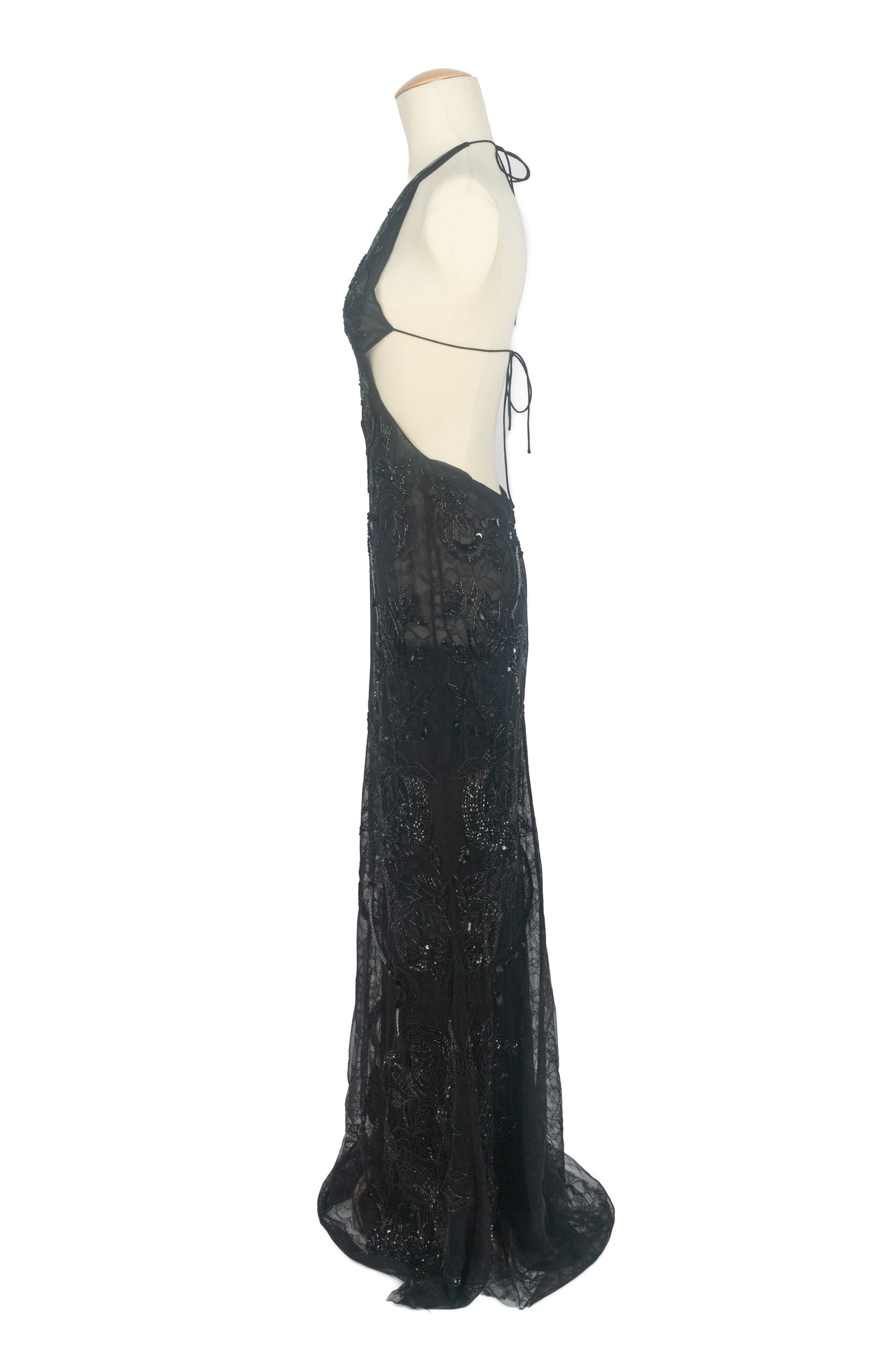 Robe perlées Roberto Cavalli Resort 2024