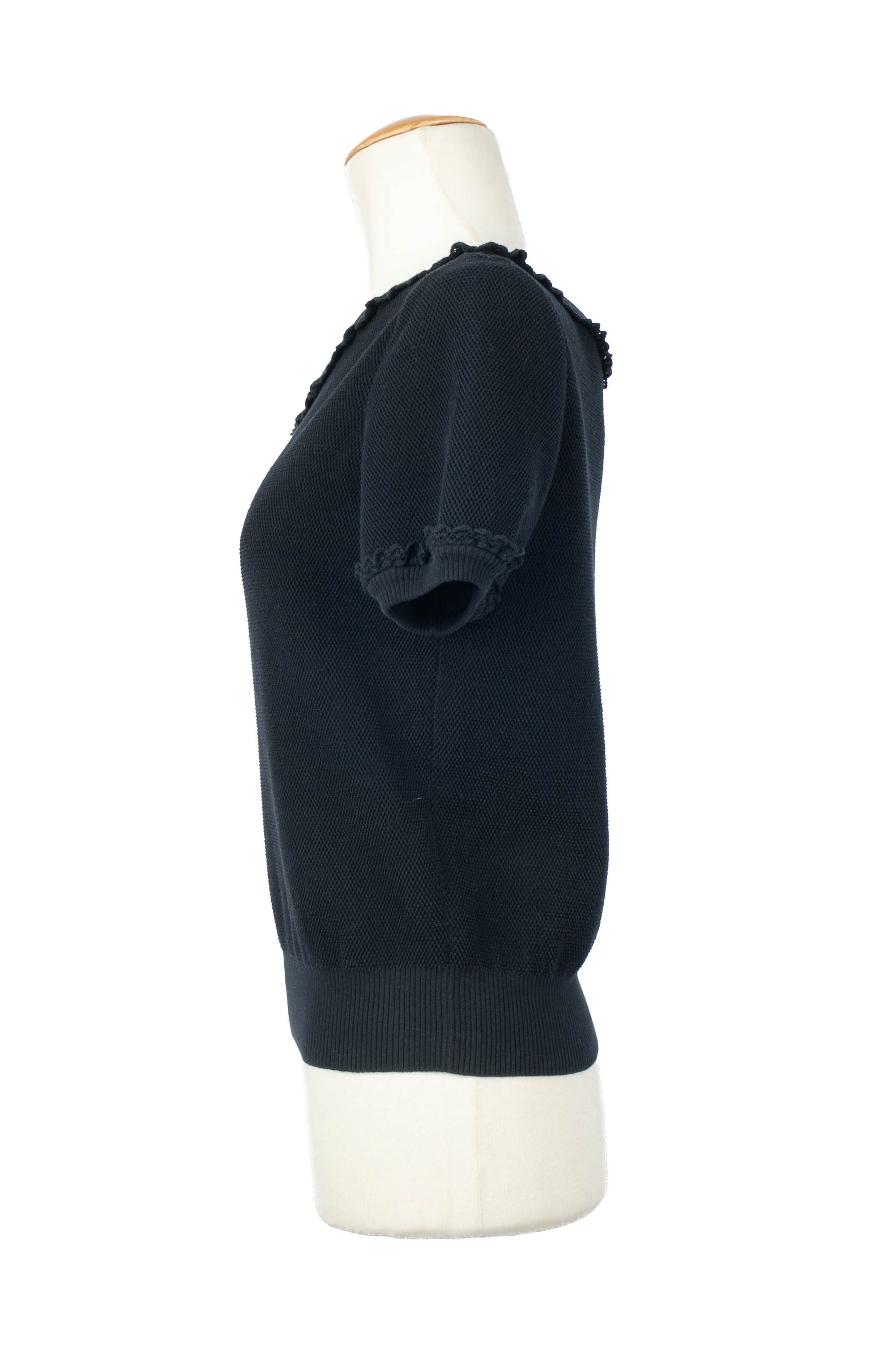 Haut en coton bleu Chanel 