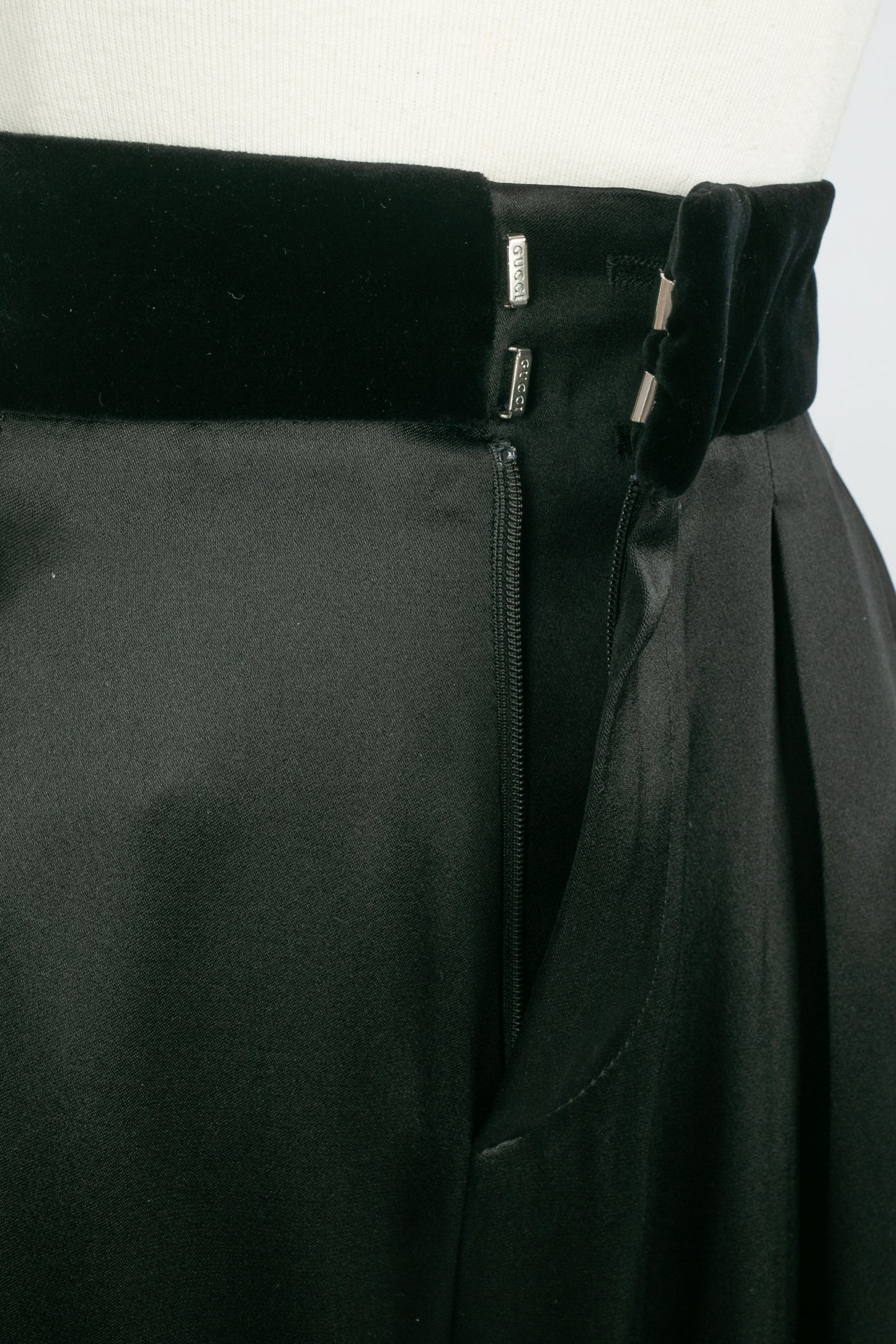 Pantalon en soie Gucci