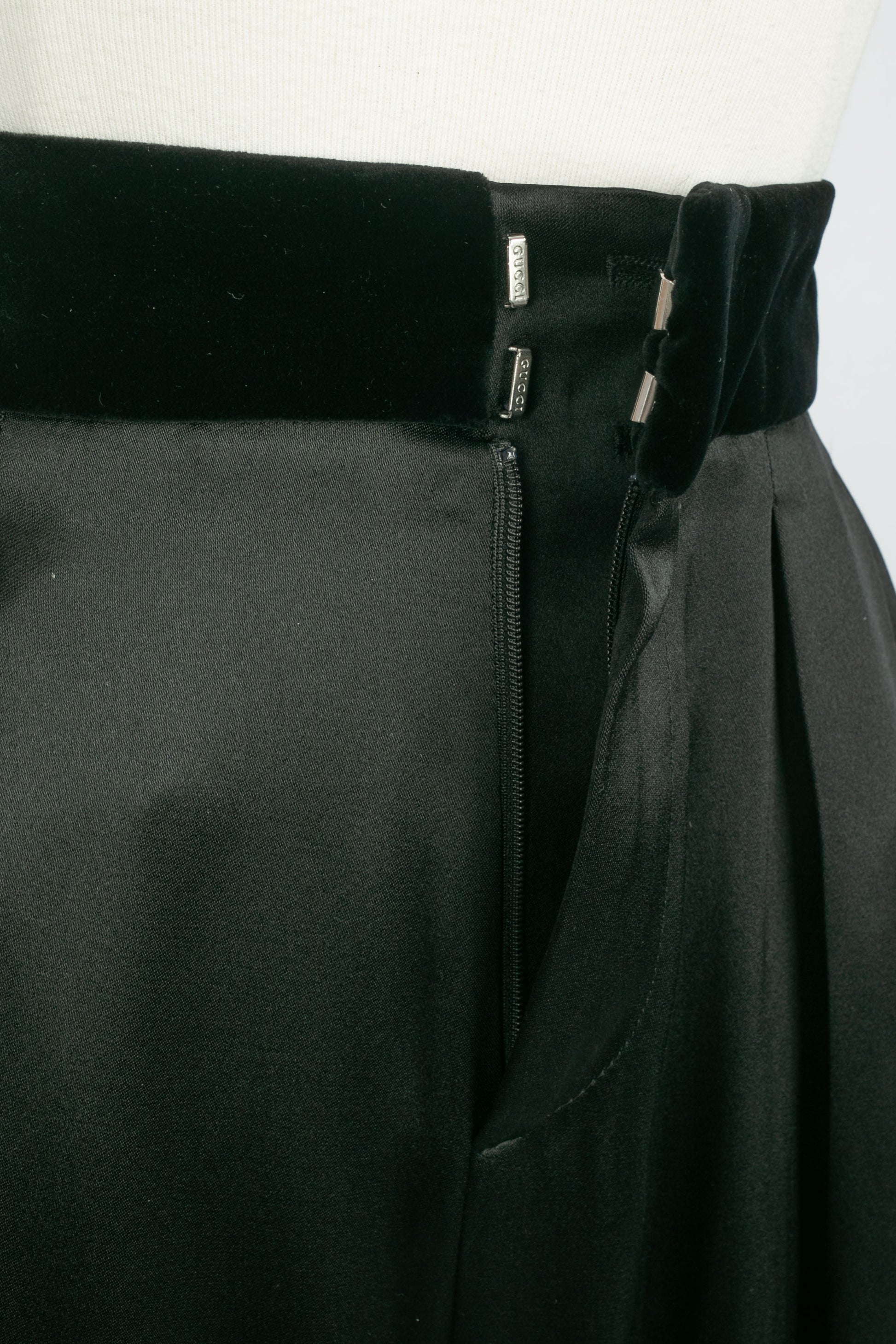 Pantalon en soie Gucci