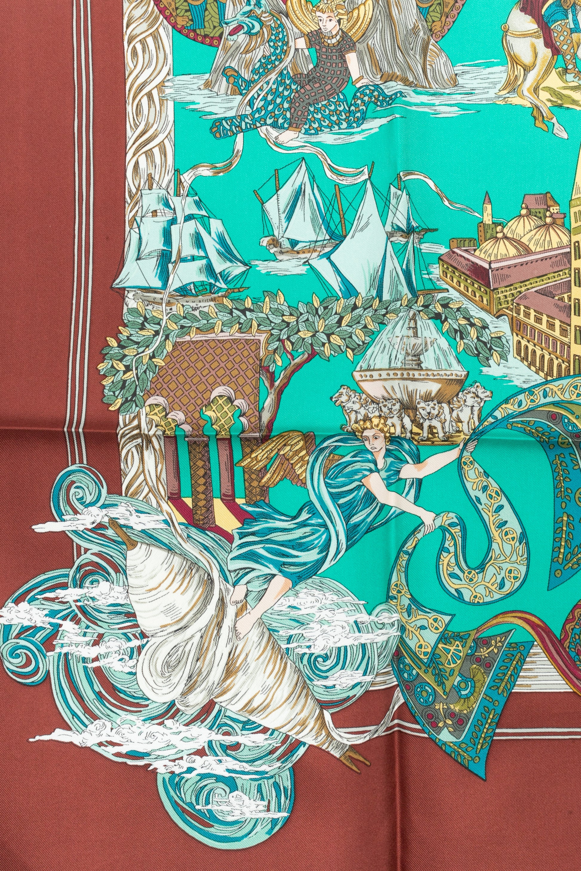 Carré / Foulard "Les Légendes de l’Arbre" Hermès