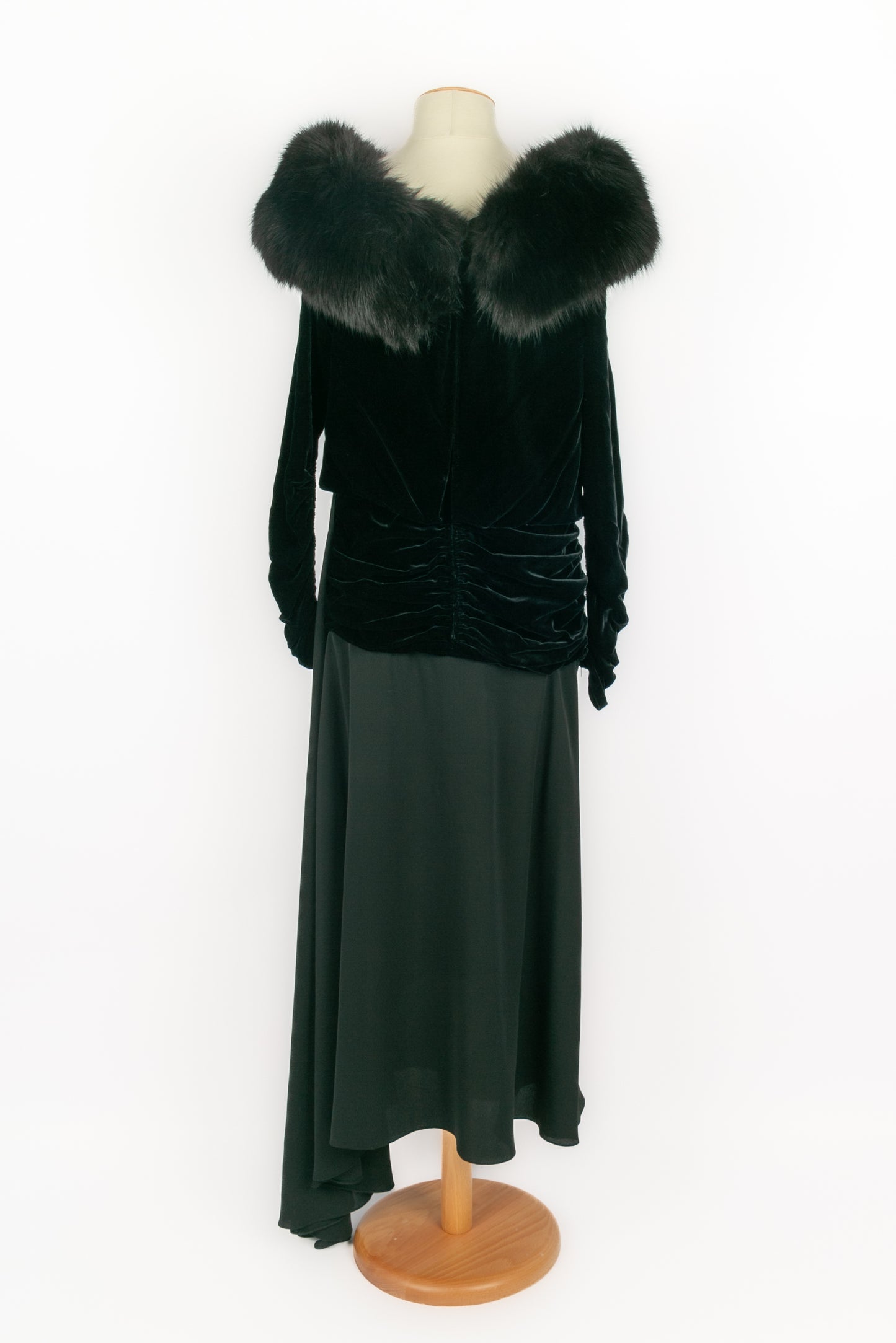 Longue robe Nina Ricci Haute Couture 