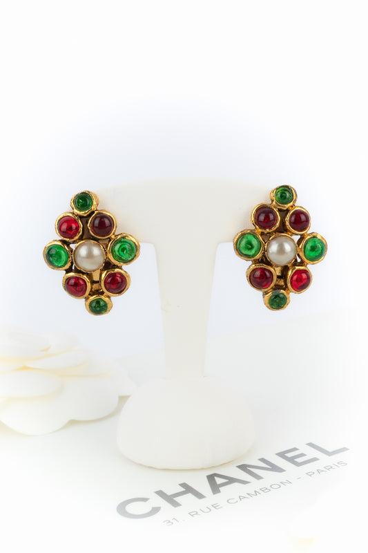 Boucles d'oreilles byzantines Chanel