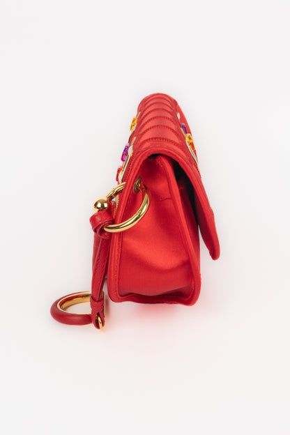 Sac pochette en satin Dior 