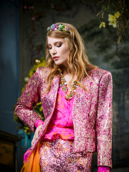 Yves Saint Laurent suit Haute Couture