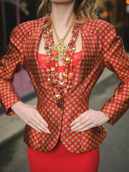 Christian Dior 'cross' necklace
