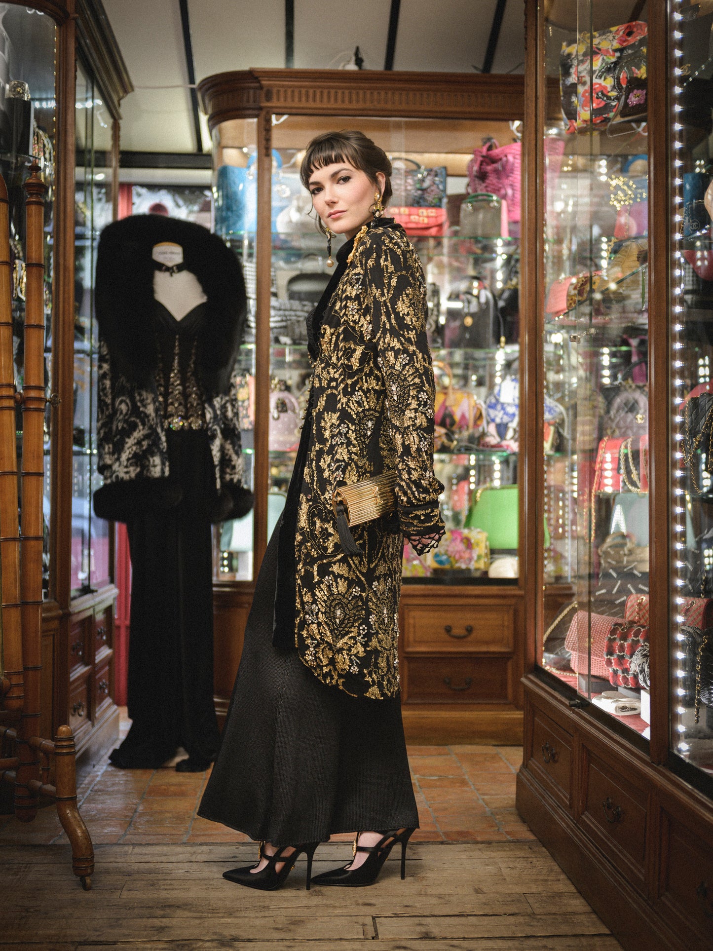 Robe manteau Roberto Cavalli