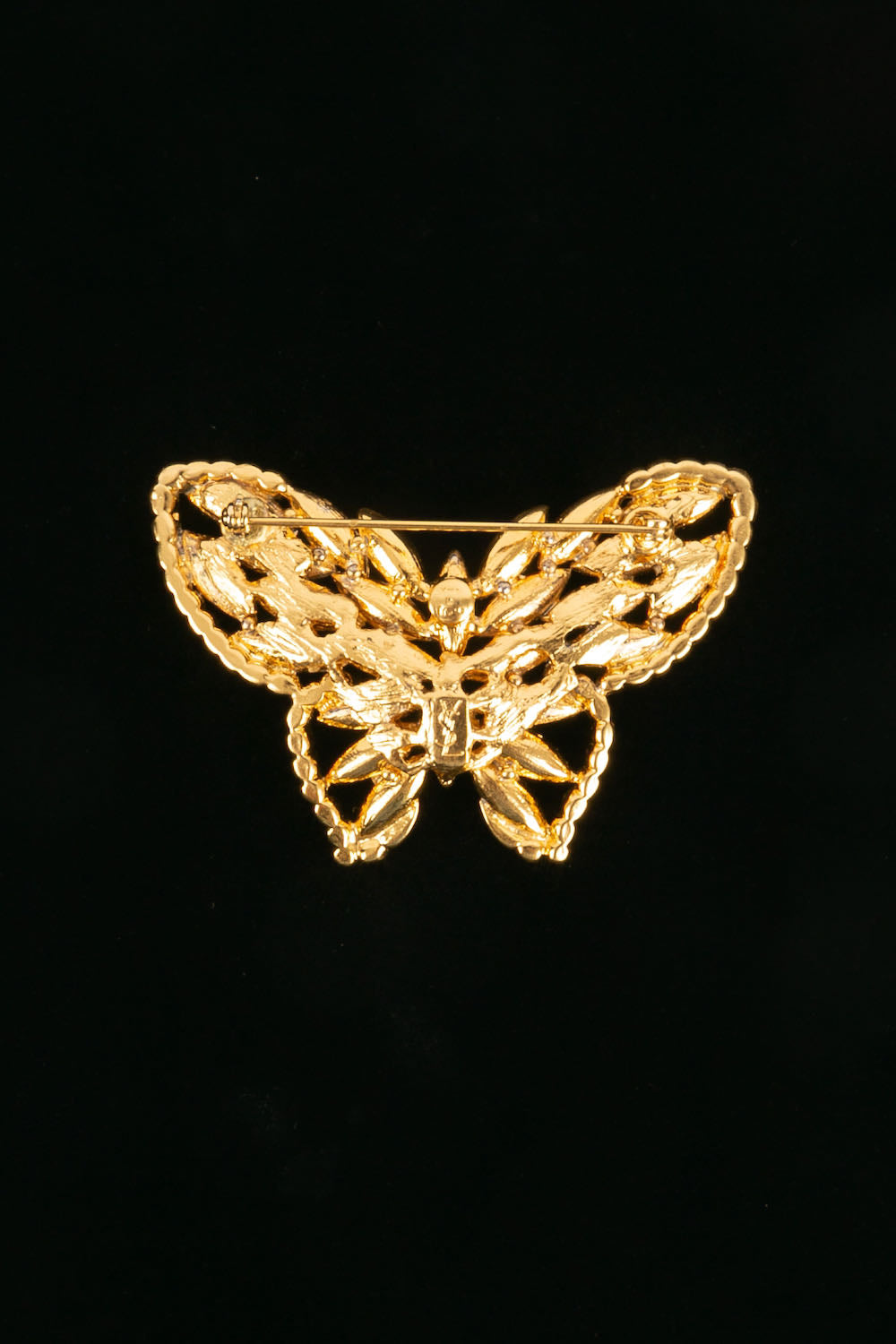 YSL　イヴサンローラン　ブローチ　蝶　バタフライ Yves Saint Laurent 