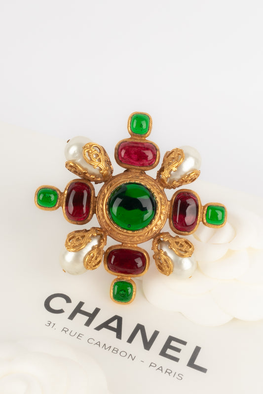 Chanel cross brooch 1994