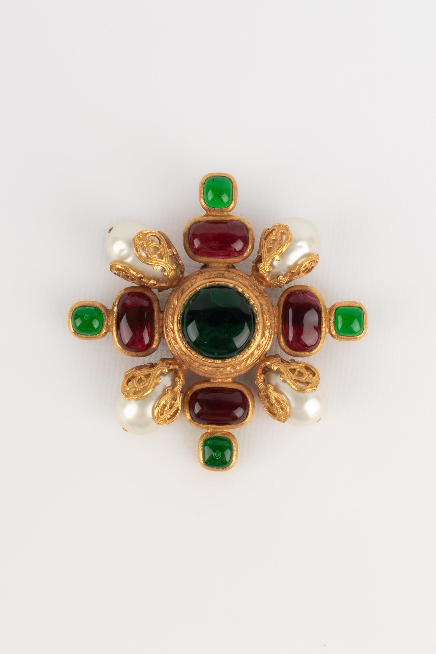 Broche croix Chanel 1994