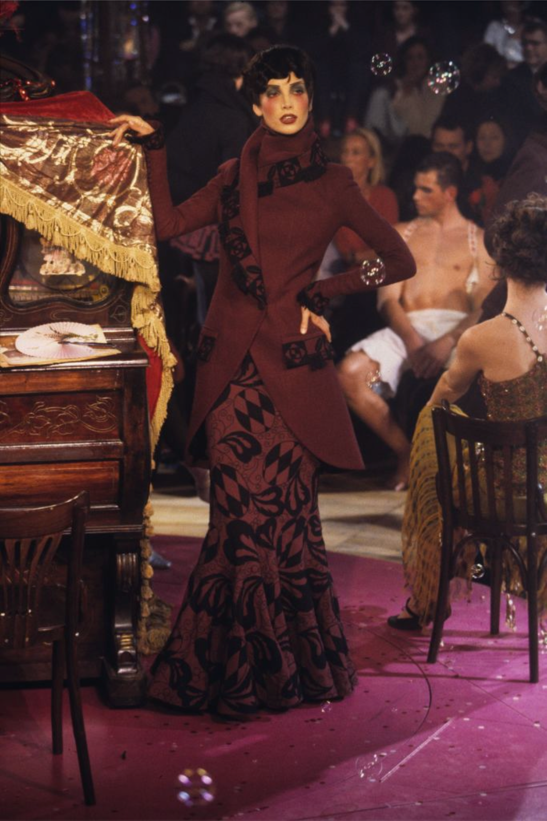 John Galliano redingote coat fall 1998-1999